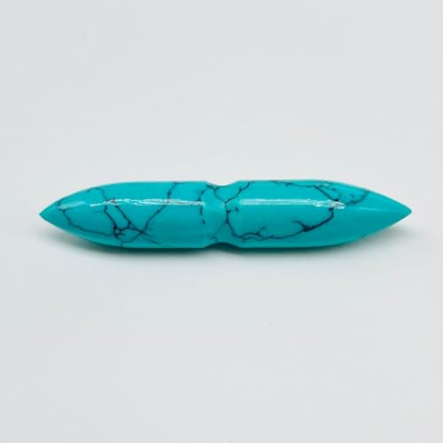 BodyJewels007's Handmade Blue Turquoise Gemstone Septum Notch Tusk Spike Nipple Ring Naga Body Piercing Jewelry 12g (2mm) to 1/2" (12mm) Customized Size & Wholesale Available