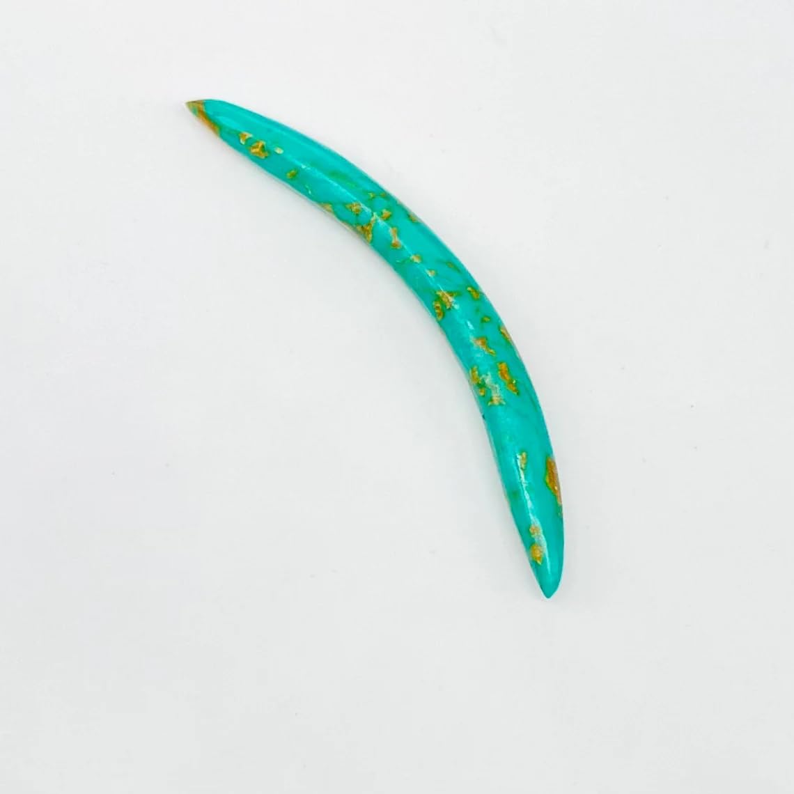 Turquoise Crystal Tribal Septum Piercing, 12g to 1/2 in, Custom Sizing