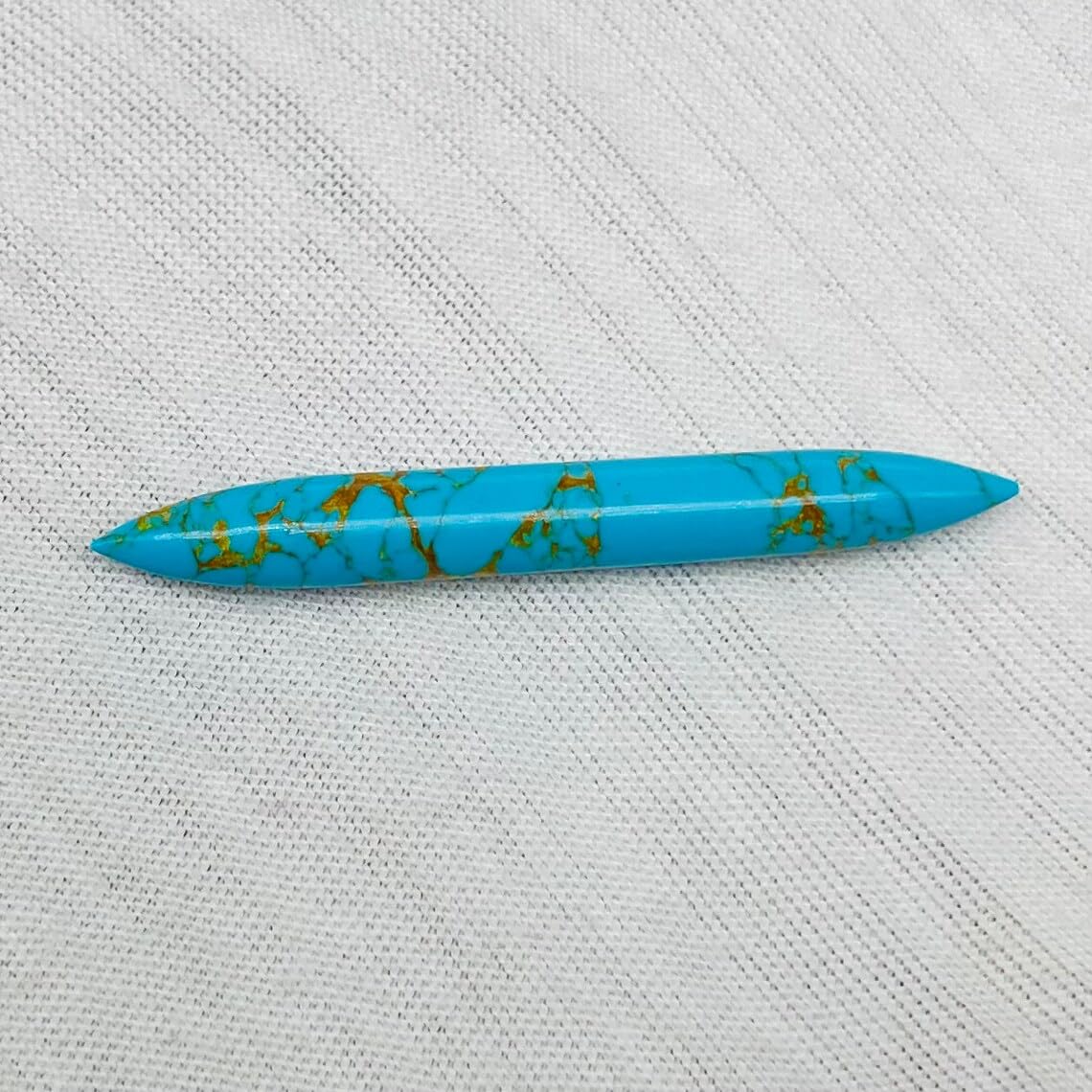 American Turquoise Crystal Tribal Septum Jewelry, 14g to 1/2", Custom Sizes Available