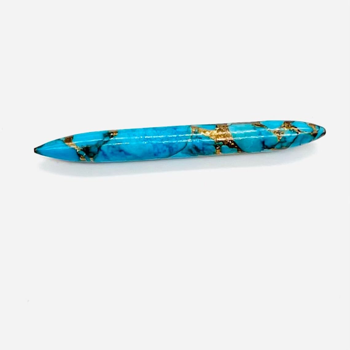 Natural American Blue Copper Turquoise Handmade Septum Tusk Spike Naga Body Piercing Jewelry Gauges Size 12g (2mm) to 1/2" (12mm) Customized Size & Wholesale Also Available