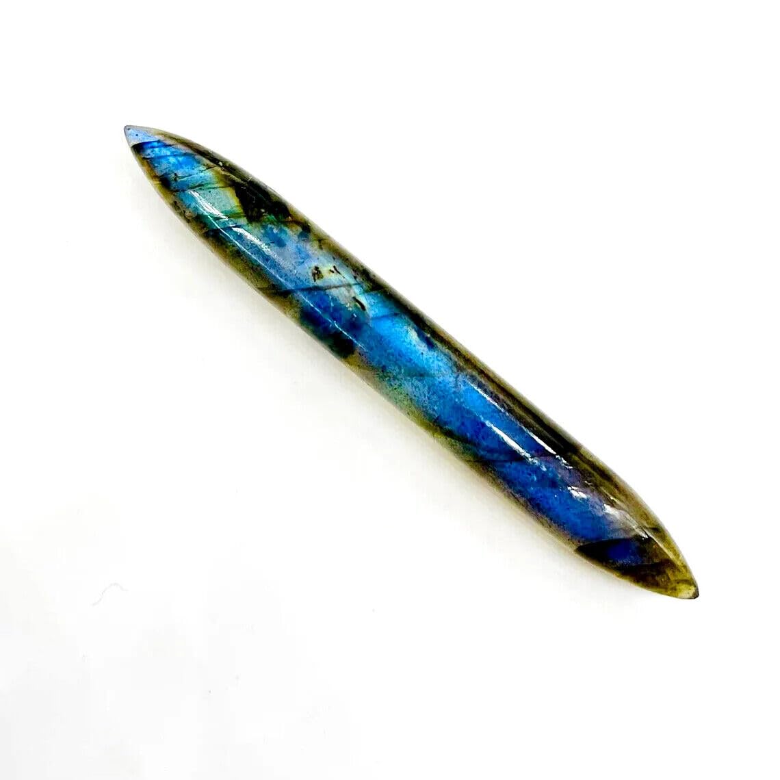 Genuine Multi Fire Labradorite Crystal Handcrafted Septum Spike Tusk Pincher Ear Nose Piercing Naga Body Jewelry Size 12g (2mm) to 1/2" (12mm) & Customized Wholesale Available