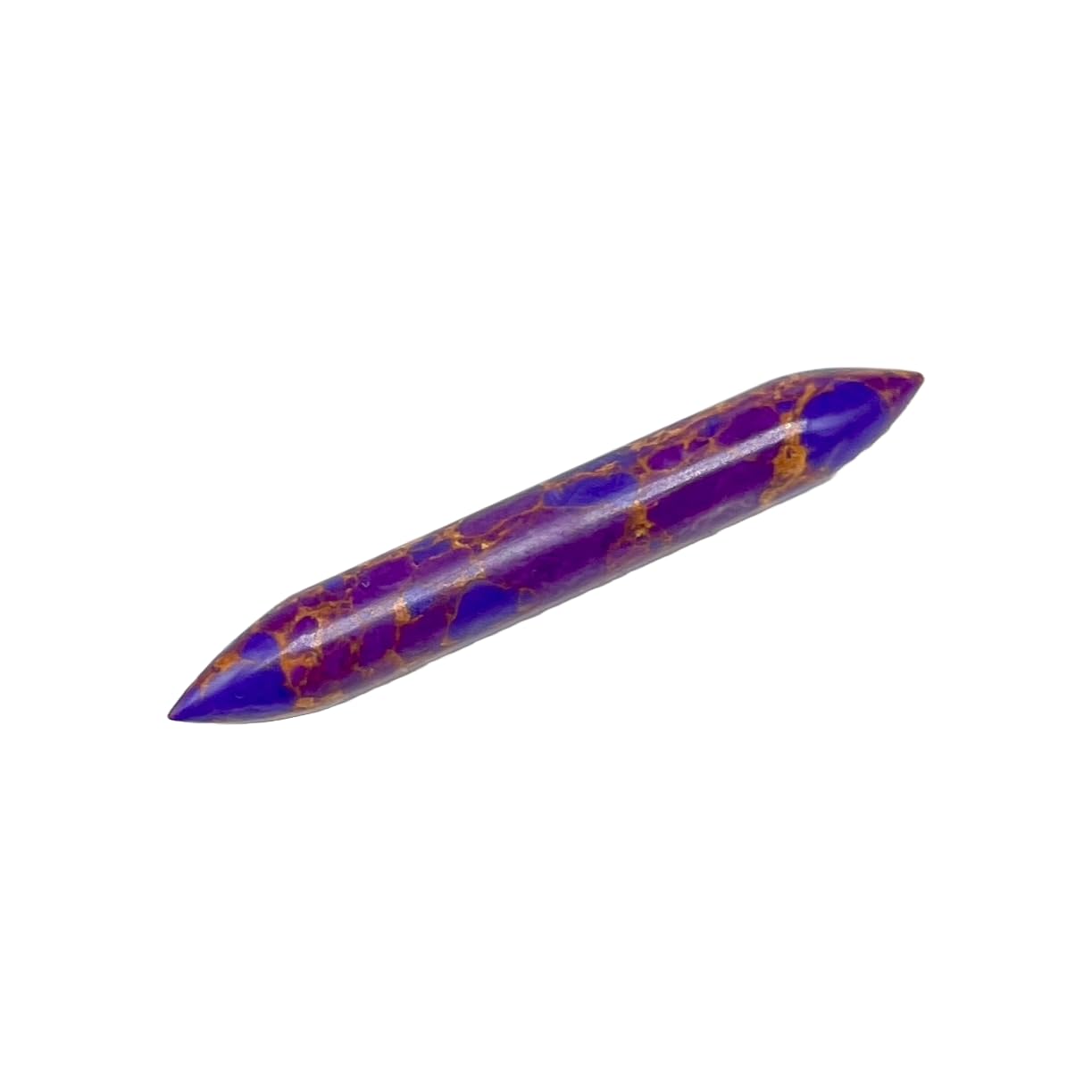 Purple Copper Turquoise Crystal Handcrafted Tribal Septum Spike, Size 14g to 1/2" Customizable