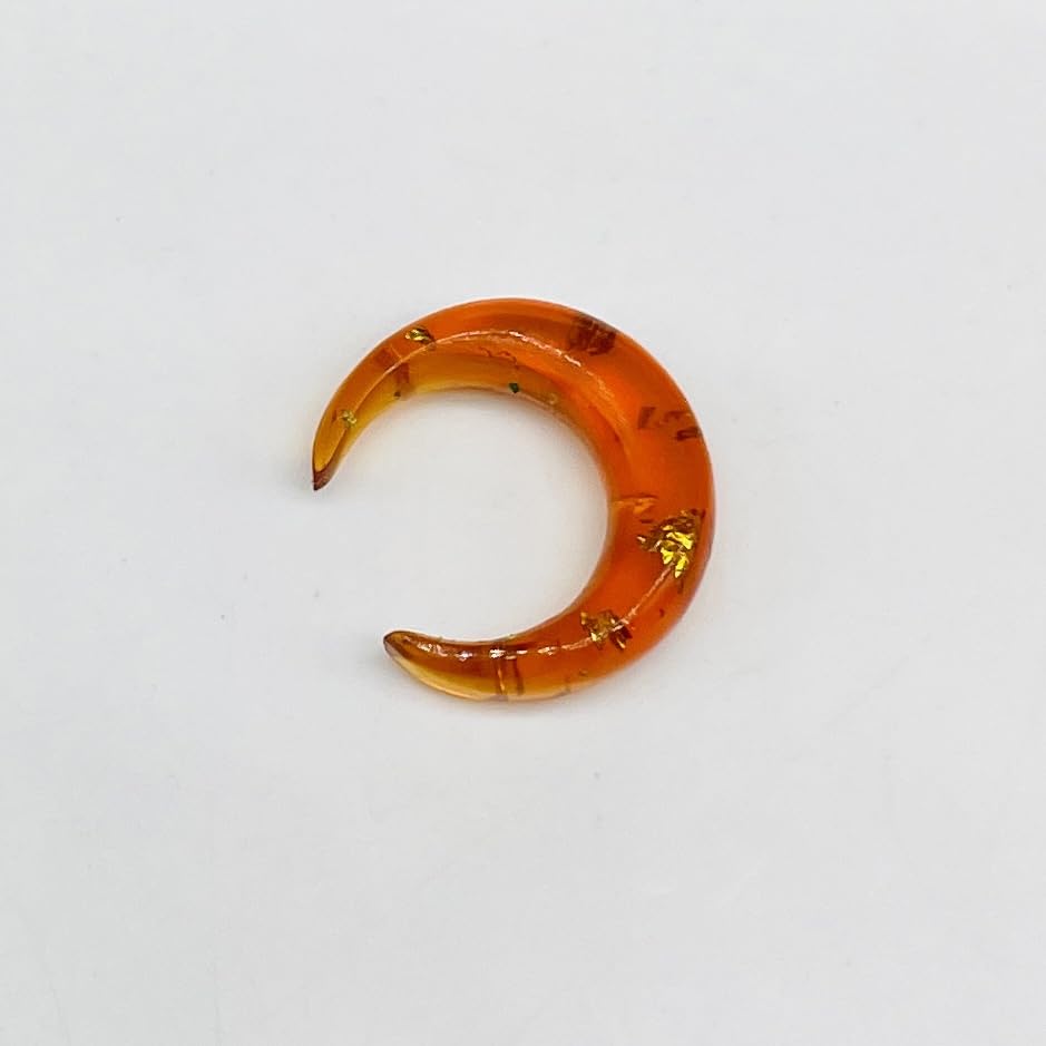 Amber Stone Handmade Nose Piercing Septum Pincher Naga Body Jewelry Gauges Size 12g (2mm) to 1/2" (12mm) Customized Size & Wholesale Also Available