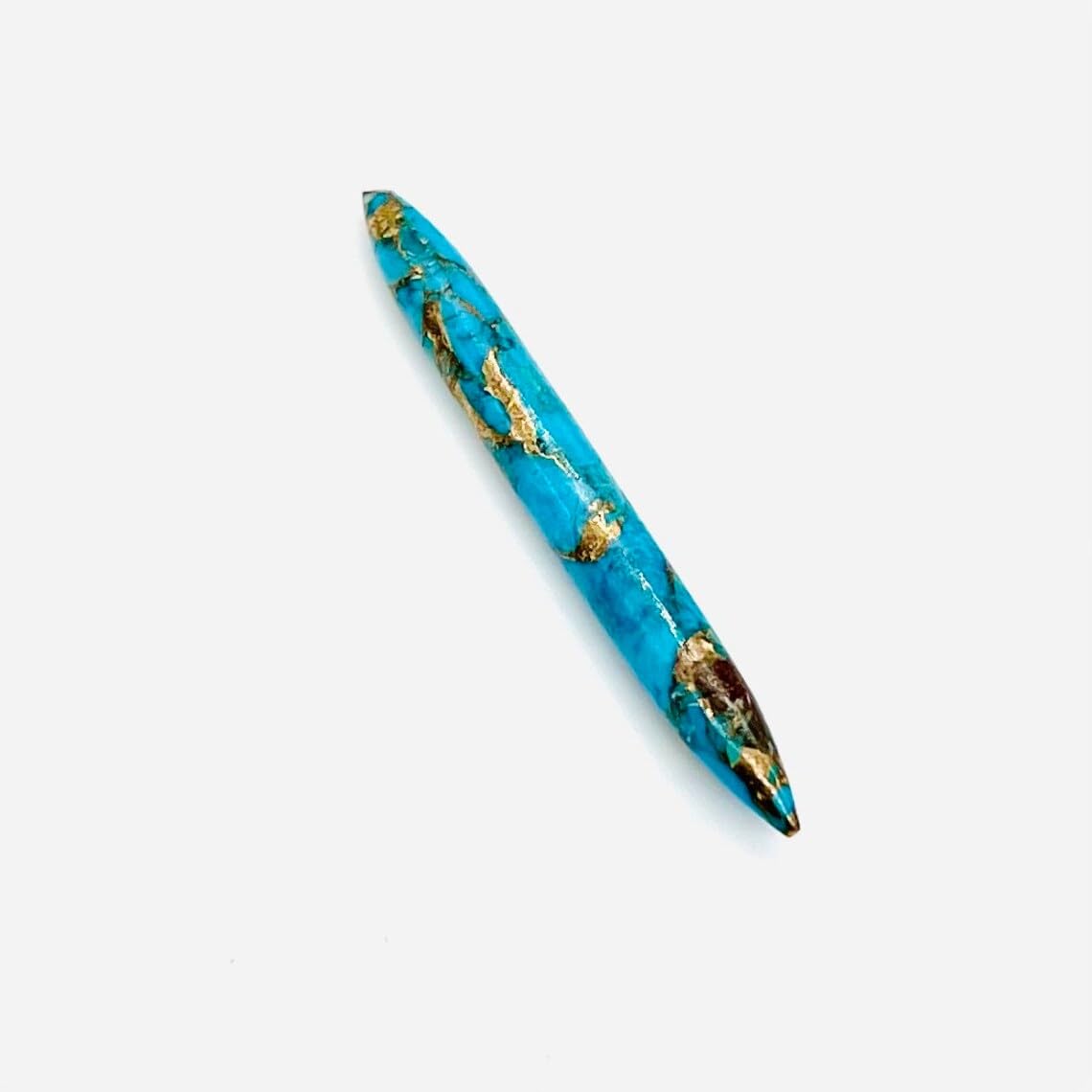 Natural American Blue Copper Turquoise Handmade Septum Tusk Spike Naga Body Piercing Jewelry Gauges Size 12g (2mm) to 1/2" (12mm) Customized Size & Wholesale Also Available