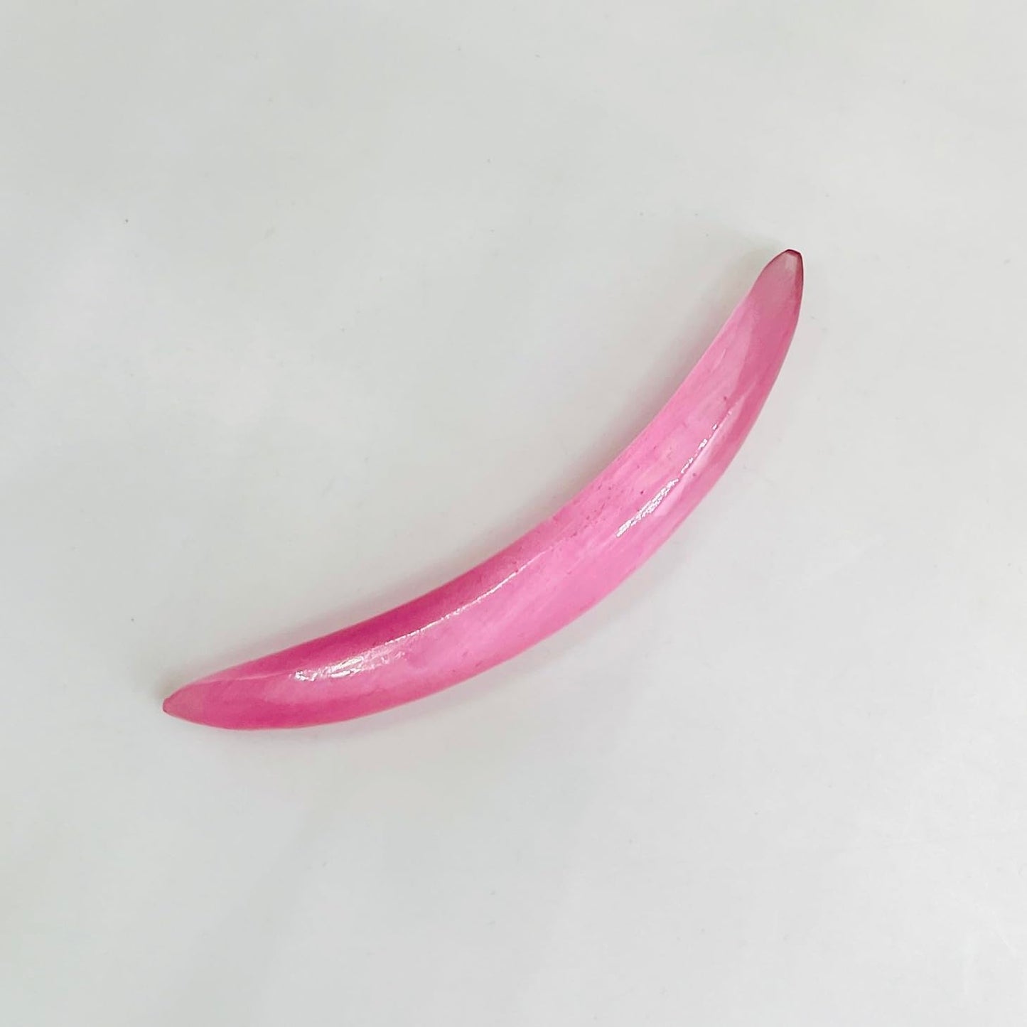 BodyJewels007 Piece of Pink Cat's Eye Stone Handmade Naga Body Piercing Jewelry Curved Septum Tusk Pincher Gauges Size 12g (2mm) to 1/2" (12mm) Customized Size & Wholesale Also Available