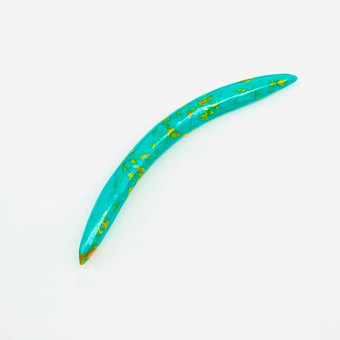 Turquoise Crystal Tribal Septum Piercing, 12g to 1/2 in, Custom Sizing
