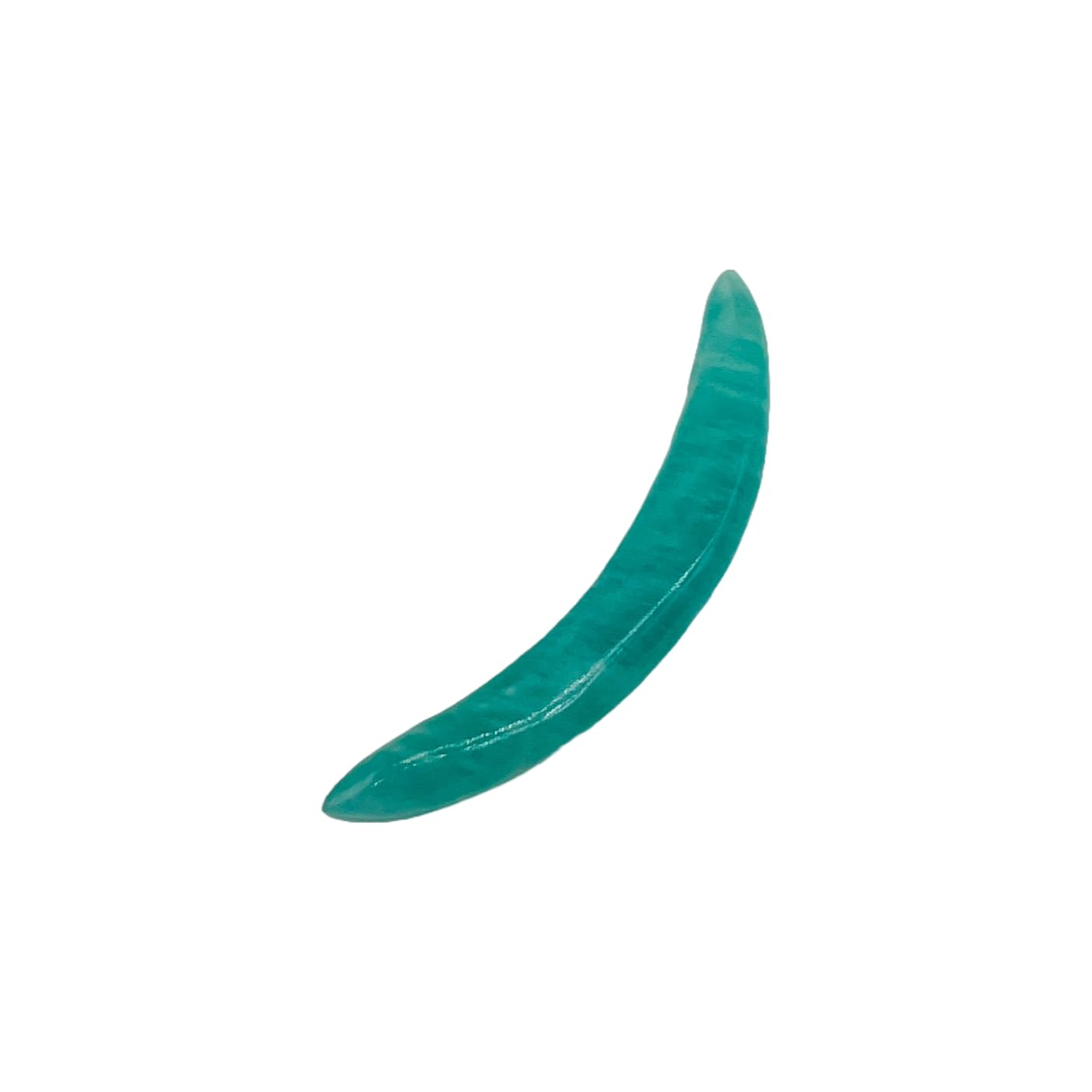 Natural Amazonite Gemstone Handmade Naga Body Piercing Tribal Septum Curved Tusk Spike Jewelry Gauges, 12G (2mm) to 0000G (12mm), Customized Size, Wholesale Available