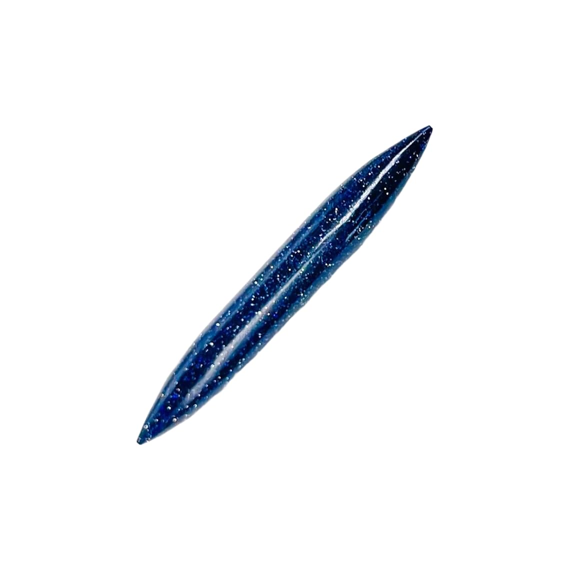 Blue Sunstone Crystal Handmade Tribal Septum Pincher & Straight Tusk Spike Naga Body Piercing Jewelry Gauges, 12g (2mm) to 1/2 inch (12mm), Customized Size