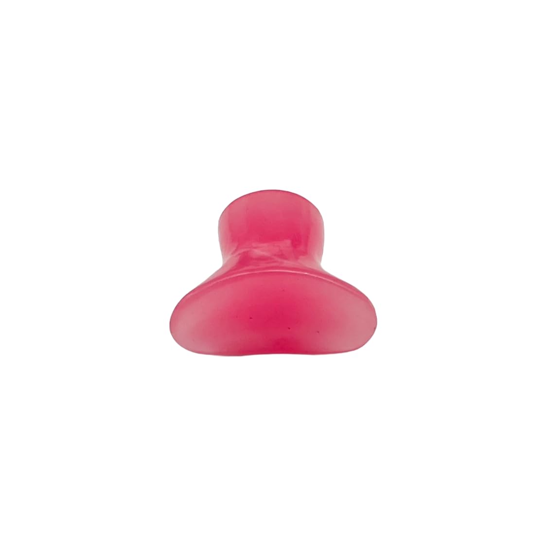 Rose Quartz Stone Labret Plug Gauge, 2 mm (12 g) to 30 mm, Handmade