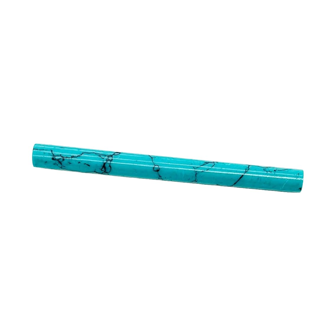 Turquoise Crystal Tribal Septum Spike Gauge, 14g to 1/2 inch, Custom Sizes Available