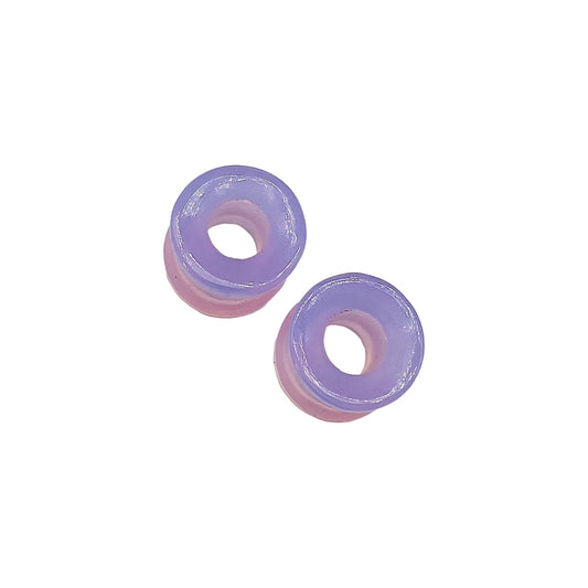 Czech Lavender Chalcedony Stone Naga Body Piercing Gauges Plugs Tunnels 6g (4mm) to 40mm Customized Size & Wholesale Also Available