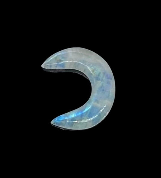 Moonstone Septum Pincher Gauges, Size 8g to 00g, Custom Sizes Available, Natural Gemstone Body Jewelry