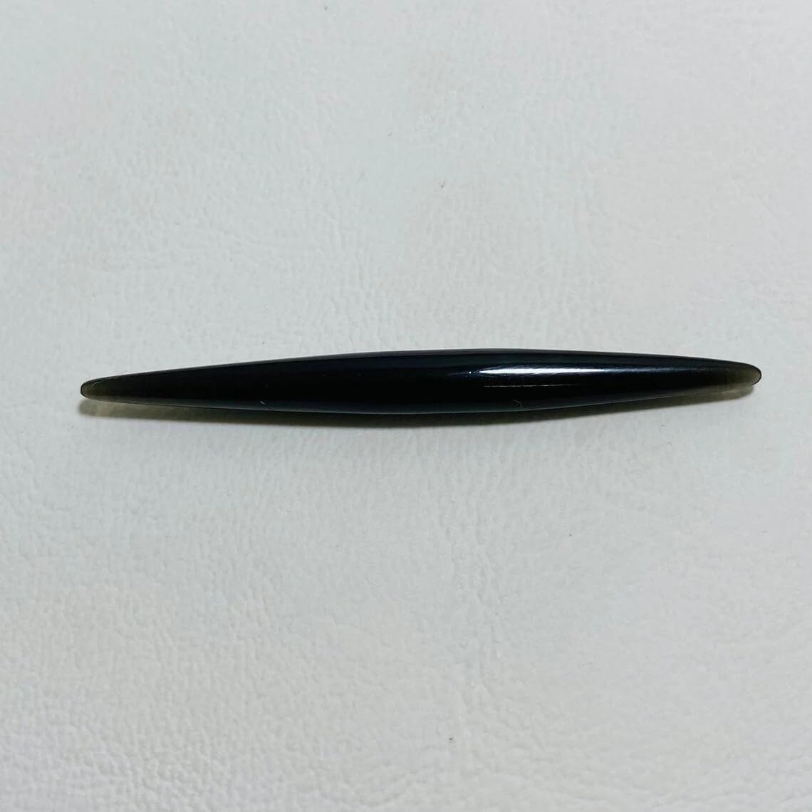 Black Obsidian Crystal Septum Spike Gauges, 14g to 1/2 inch, Custom Sizing Available