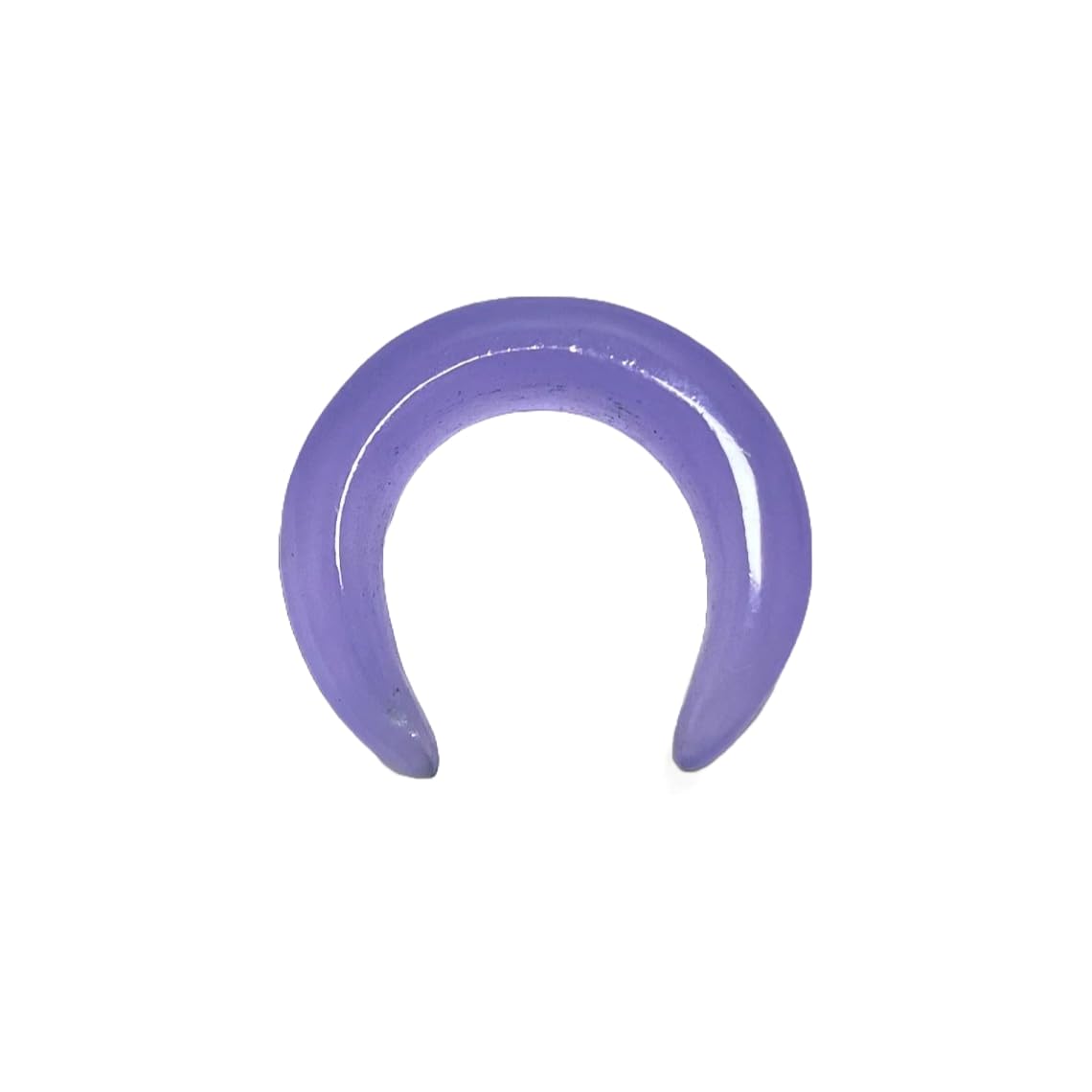 Lavender Chalcedony Stone Handmade Septum Crescent Pincher, Sizes 2mm - 12mm