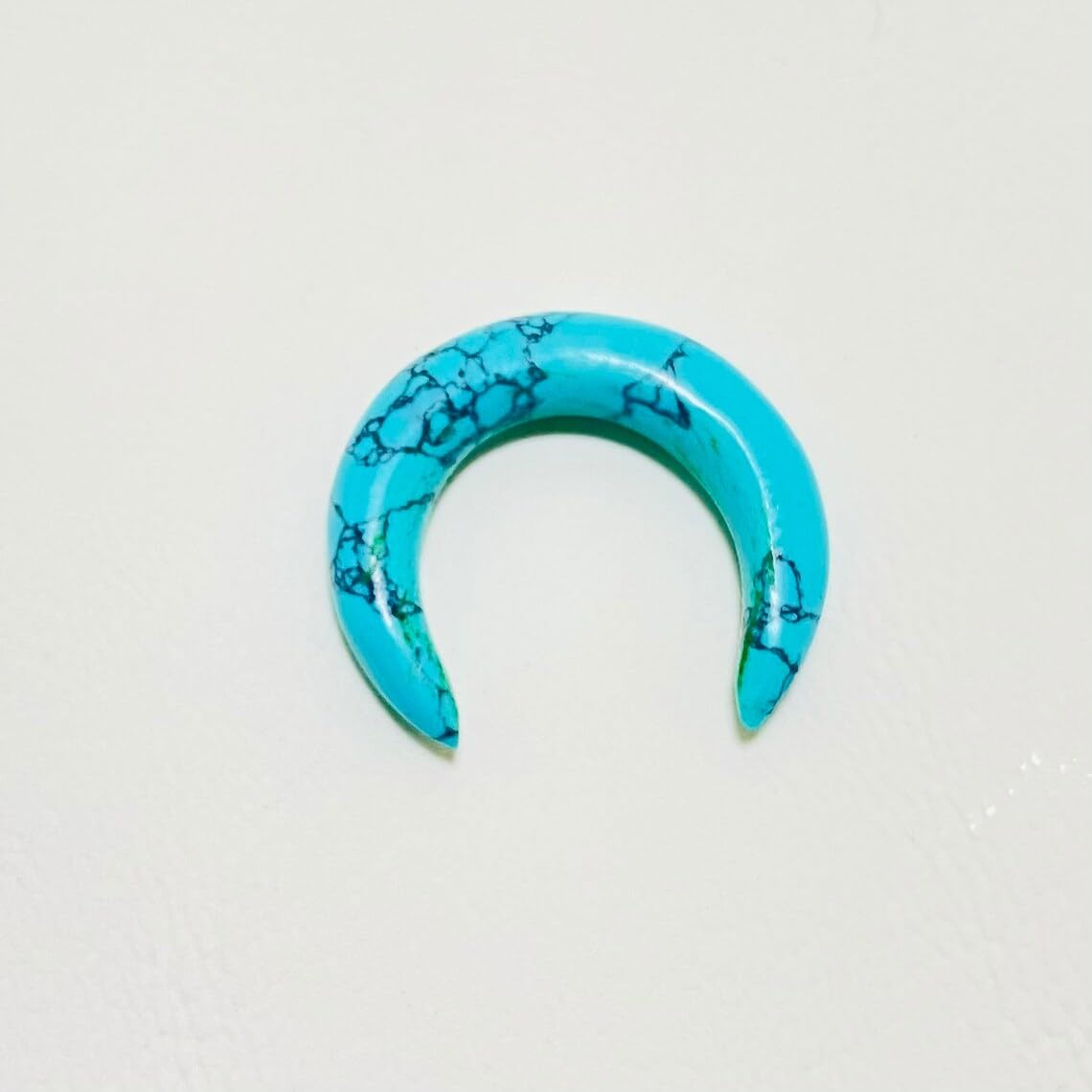 Body Jewelry 12G 2MM to 12MM - Naga Septum Pincher - Blue Turquoise Crystal - Nipple Ring - Cartilage Earring - Tribal Body Jewelry for Men and Women