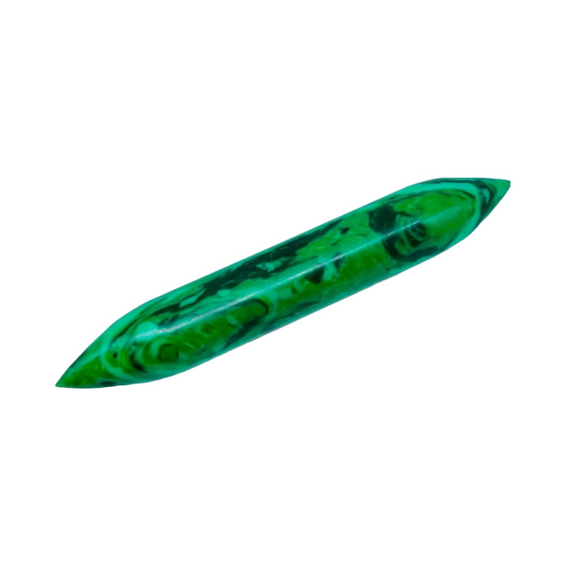 Green Malachite Crystal Handmade Naga Body Piercing Jewelry Tribal Septum Tusk, 14G (1.6mm) to 1/2 inch (12mm), Customized Size, Wholesale Available