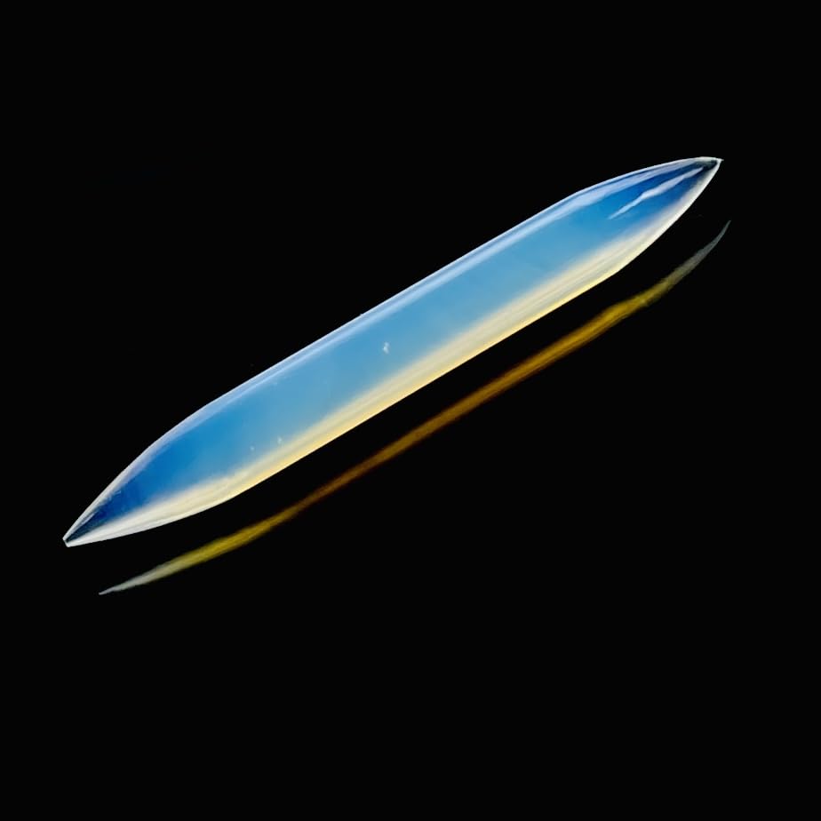Opalite Glass Naga Body Piercing Spike, Sizes 1.6mm to 12mm