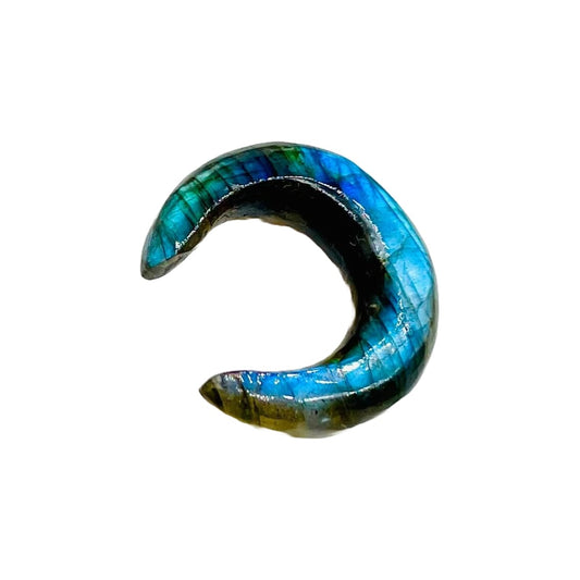 Labradorite Gemstone Naga Body Piercing Jewelry Septum Pincher Gauges Size 8g (3mm) to 1/2" (12mm) Customized Size & Wholesale Also Available