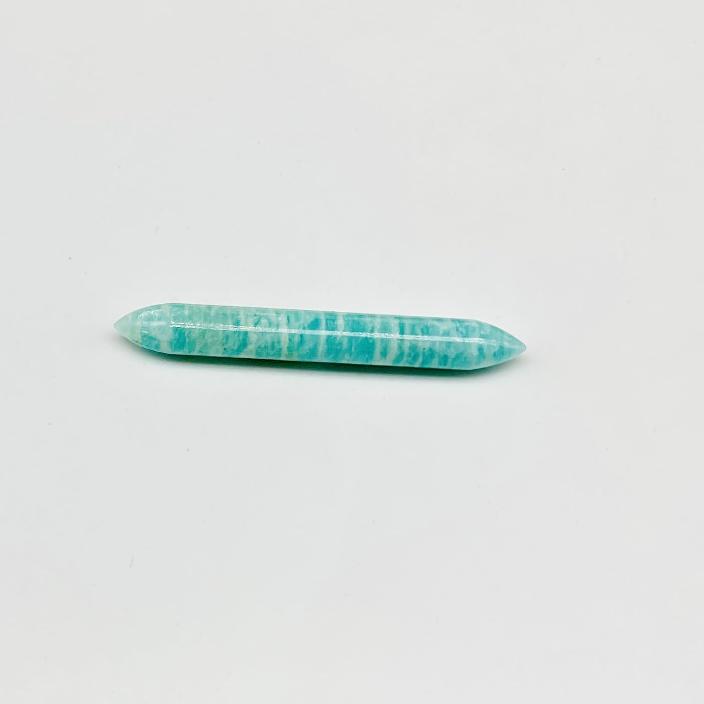 Naga Body Piercing Jewelry, Septum Tusk Spike Gauges, Size 12g (2mm) to 1/2" (12mm), Natural Amazonite Gemstone, Customized Size & Wholesale Available