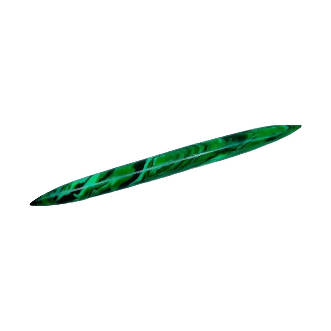 Green Malachite Crystal Handmade Naga Body Piercing Jewelry Tribal Septum Tusk, 14G (1.6mm) to 1/2 inch (12mm), Customized Size, Wholesale Available