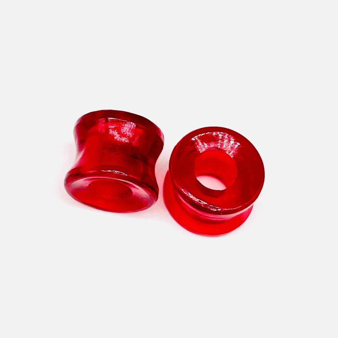 Red Quartz Stone Handmade Naga Body Ear Piercing Jewelry Plug Tunnel Gauges Size 6g (4mm) to 40mm Customized Sizes & Wholesale Also Available