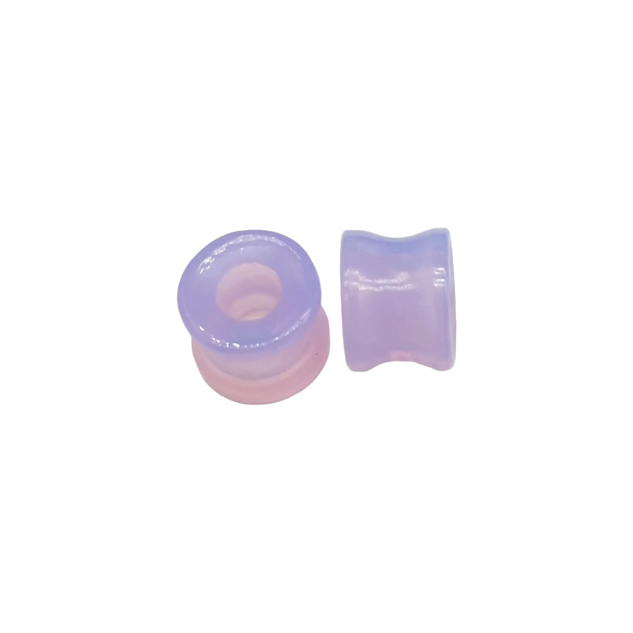 Czech Lavender Chalcedony Stone Naga Body Piercing Gauges Plugs Tunnels 6g (4mm) to 40mm Customized Size & Wholesale Also Available