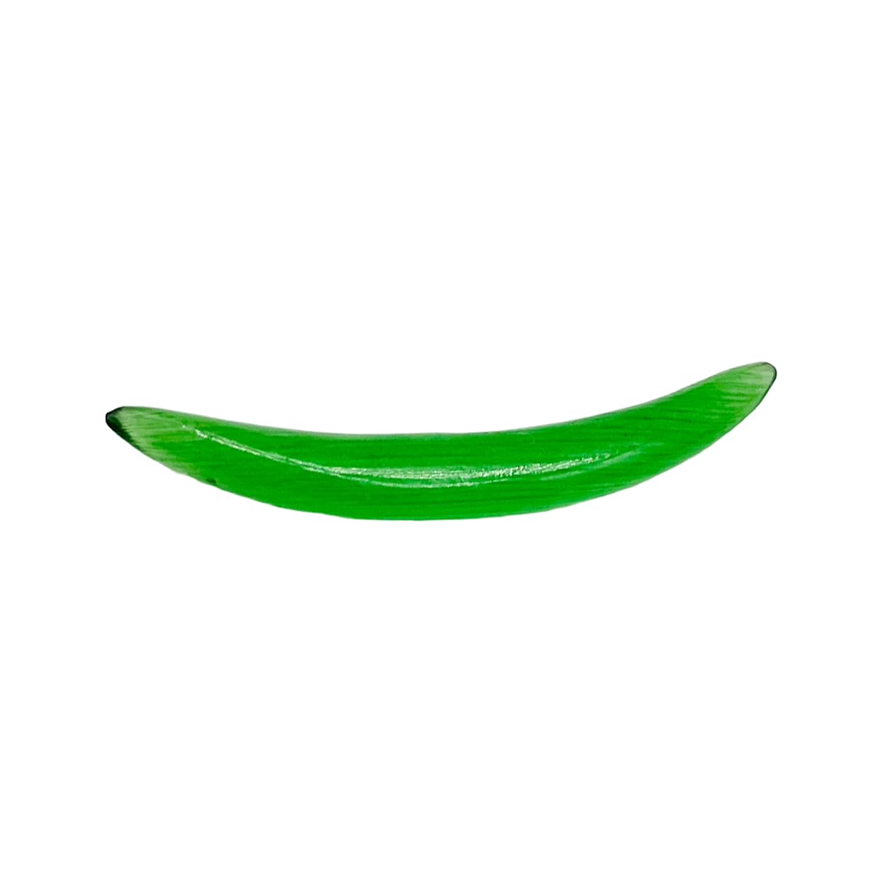 Green Cat's Eye Stone Handmade Naga Septum Tusk Curved Spike Jewelry, Sizes 2mm-12mm