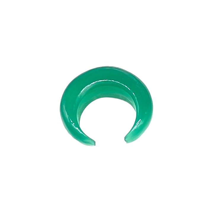 Natural Green Onyx Septum Pincher Nose Ring Size 12g-1/2"