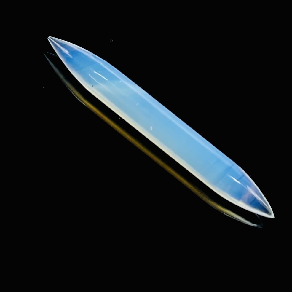 Opalite Glass Naga Body Piercing Spike, Sizes 1.6mm to 12mm