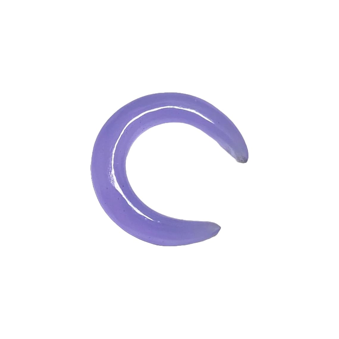 Lavender Chalcedony Stone Handmade Septum Crescent Pincher, Sizes 2mm - 12mm