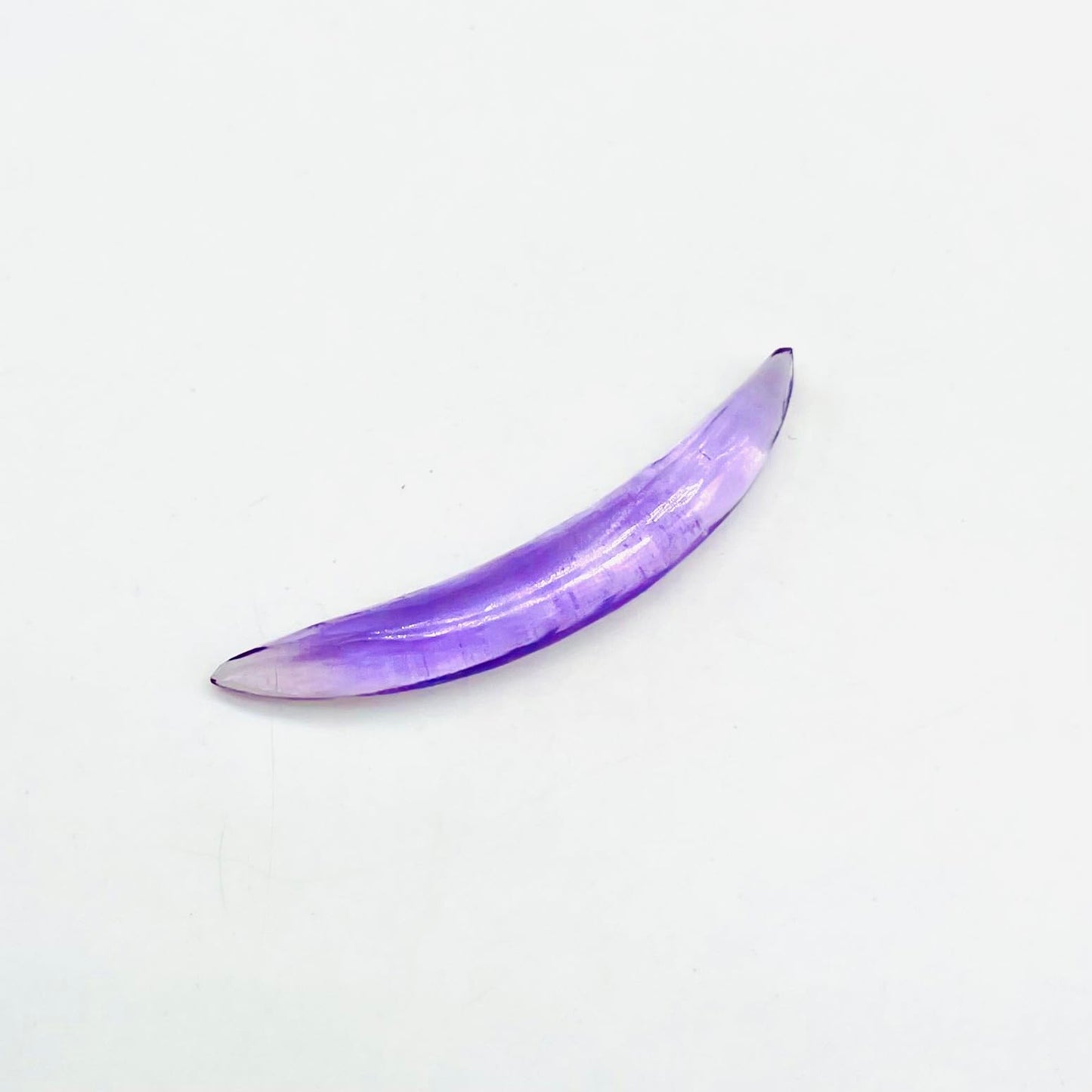 Natural Amethyst Gemstone Handcrafted Septum Tusk Pincher Nose Piercing Naga Body Jewelry Gauge Size 12g (2mm) to 0000g (12mm) Customized Size & Wholesale Also Available