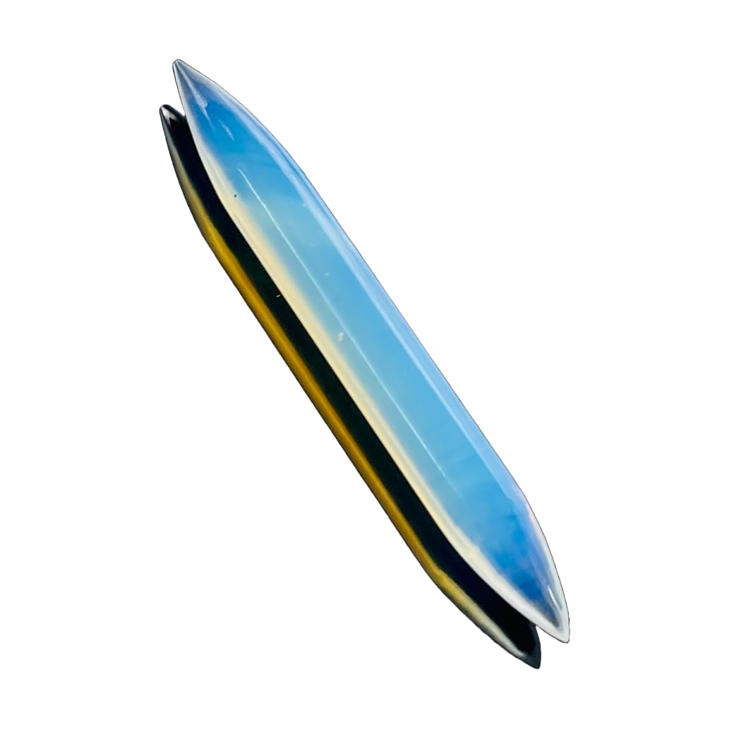 Opalite Glass Naga Body Piercing Spike, Sizes 1.6mm to 12mm