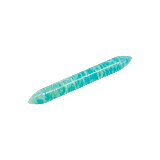 Naga Body Piercing Jewelry, Septum Tusk Spike Gauges, Size 12g (2mm) to 1/2" (12mm), Natural Amazonite Gemstone, Customized Size & Wholesale Available