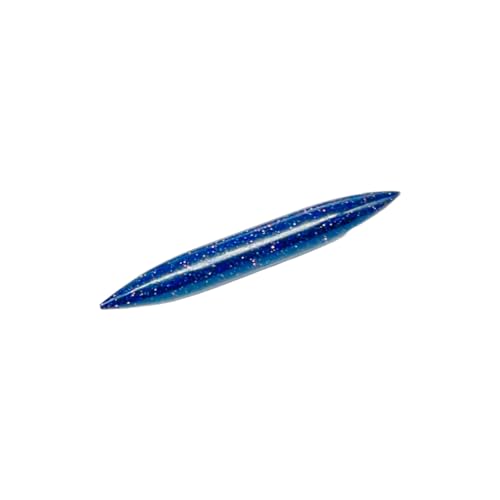 Uni Crafts Blauer Sonnenstein-Kristall, handgefertigter Naga-Piercingschmuck, Septum-Stoßzahn, 14 G (1,6 mm) bis 1/2 Zoll (12 mm), anpassbar
