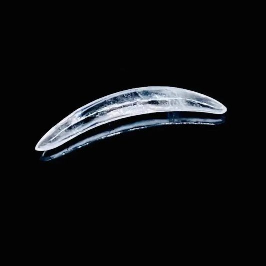 Tribal Curved Septum Tusk Spike – Clear Quartz Body Jewelry