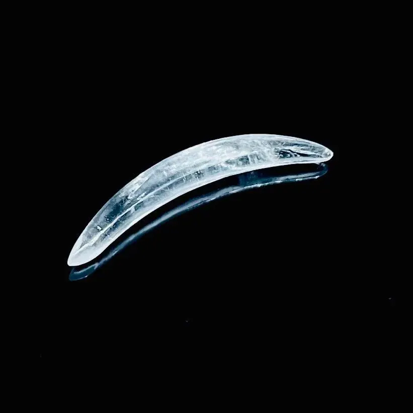 Tribal Curved Septum Tusk Spike – Clear Quartz Body Jewelry