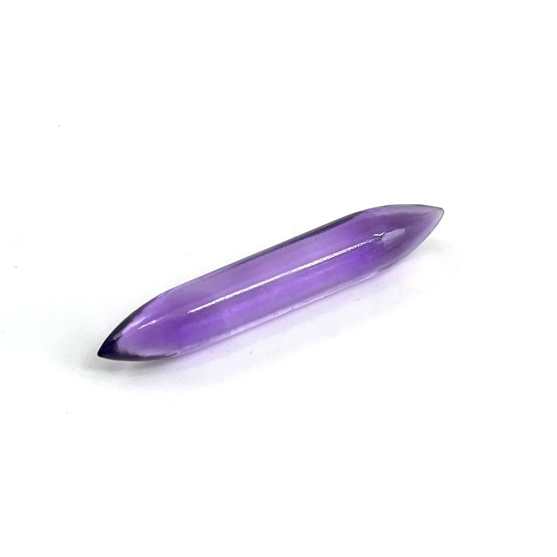 Septum Tusk Pincher Nose Piercing Body Jewelry, 14g (1.6mm) to 1/2" (12mm), Melody Crystal Healing Stone, Amethyst Gemstone Healing Stones for Meditation and Relaxation