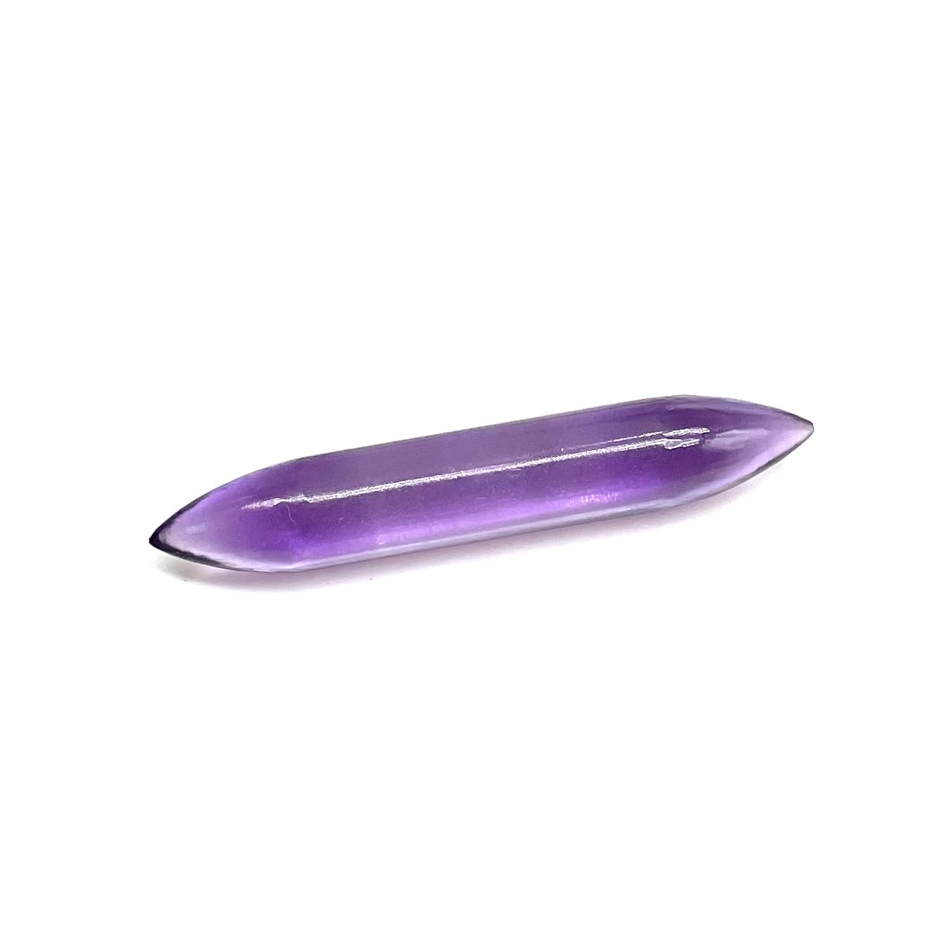 Septum Tusk Pincher Nose Piercing Body Jewelry, 14g (1.6mm) to 1/2" (12mm), Melody Crystal Healing Stone, Amethyst Gemstone Healing Stones for Meditation and Relaxation