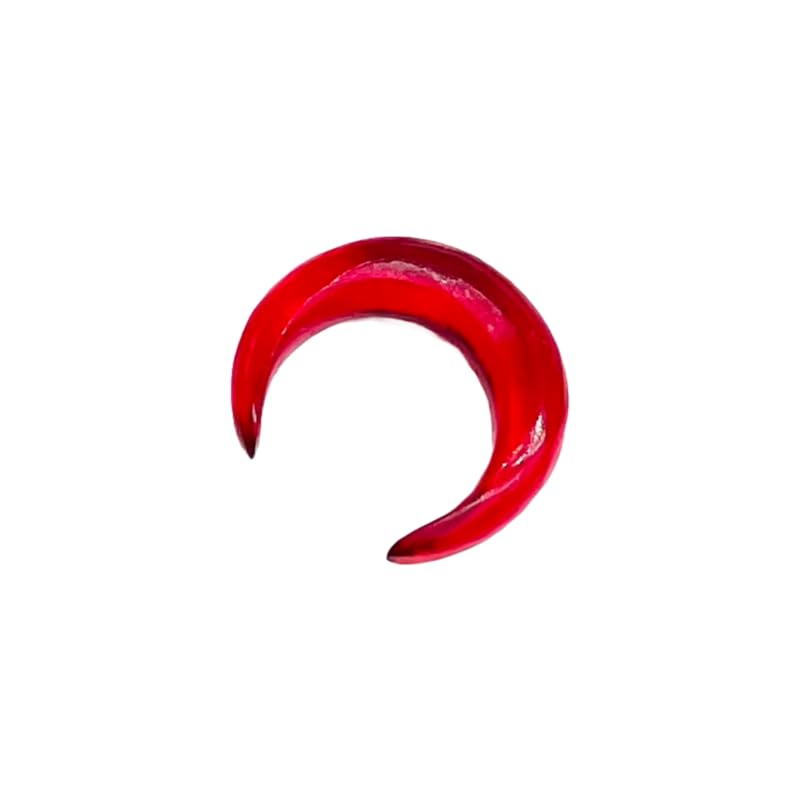 Red Quartz Stone Handmade Septum Pincher Tusk Naga Body Jewelry Gauges Size 12g (2mm) to 1/2" (12mm) Customized Size & Wholesale Also Available