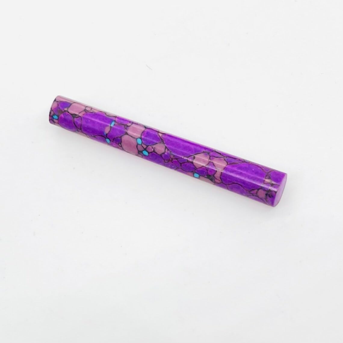 Tribal Body Jewelry, Purple Turquoise Crystal, 14g-1/2", Custom Sizes Available