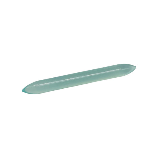 Handmade Aqua Chalcedony Gemstone Septum Spike Tusk Gauges, 1.6mm (14g) to 12mm (1/2"), Customized Sizes