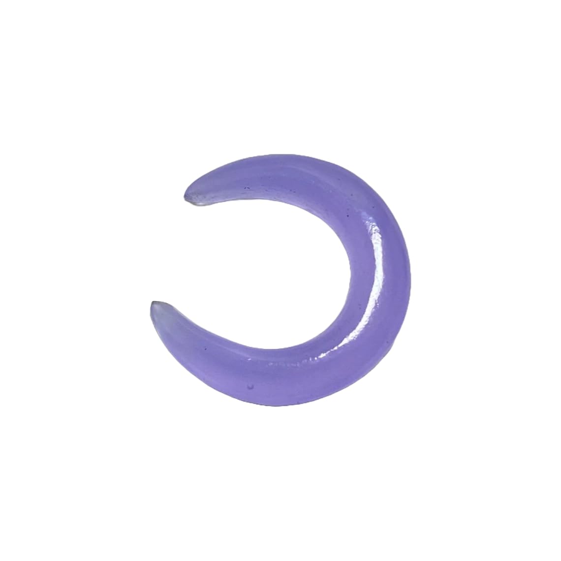 Lavender Chalcedony Stone Handmade Septum Crescent Pincher, Sizes 2mm - 12mm