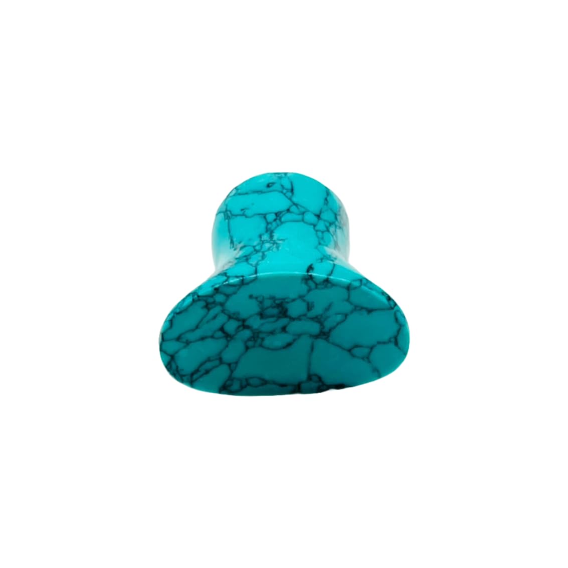 Turquoise Crystal Body Piercing Jewelry Labret Plug, 2mm - 30mm Sizes