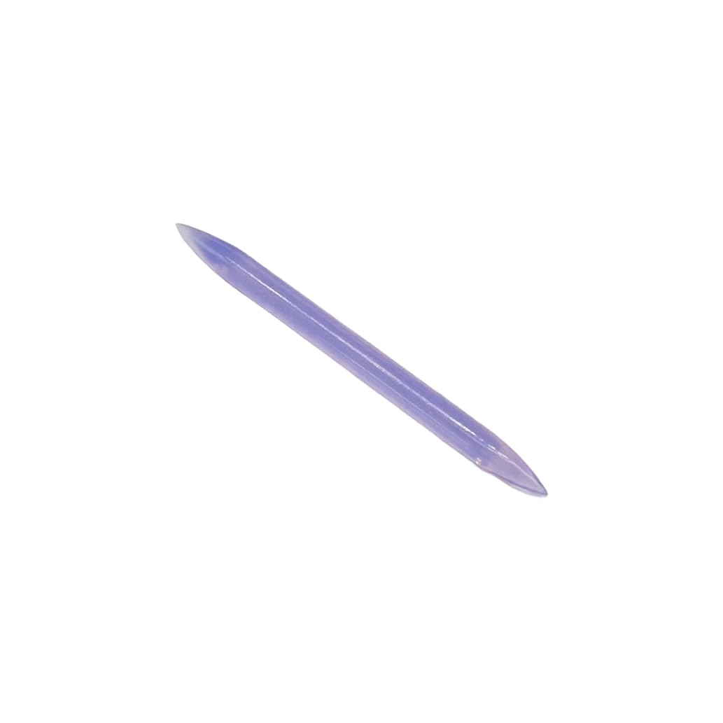 Lavender Chalcedony Gemstone Naga Body Piercing Spike, 1.6mm (14g) to 12mm (1/2 inch)