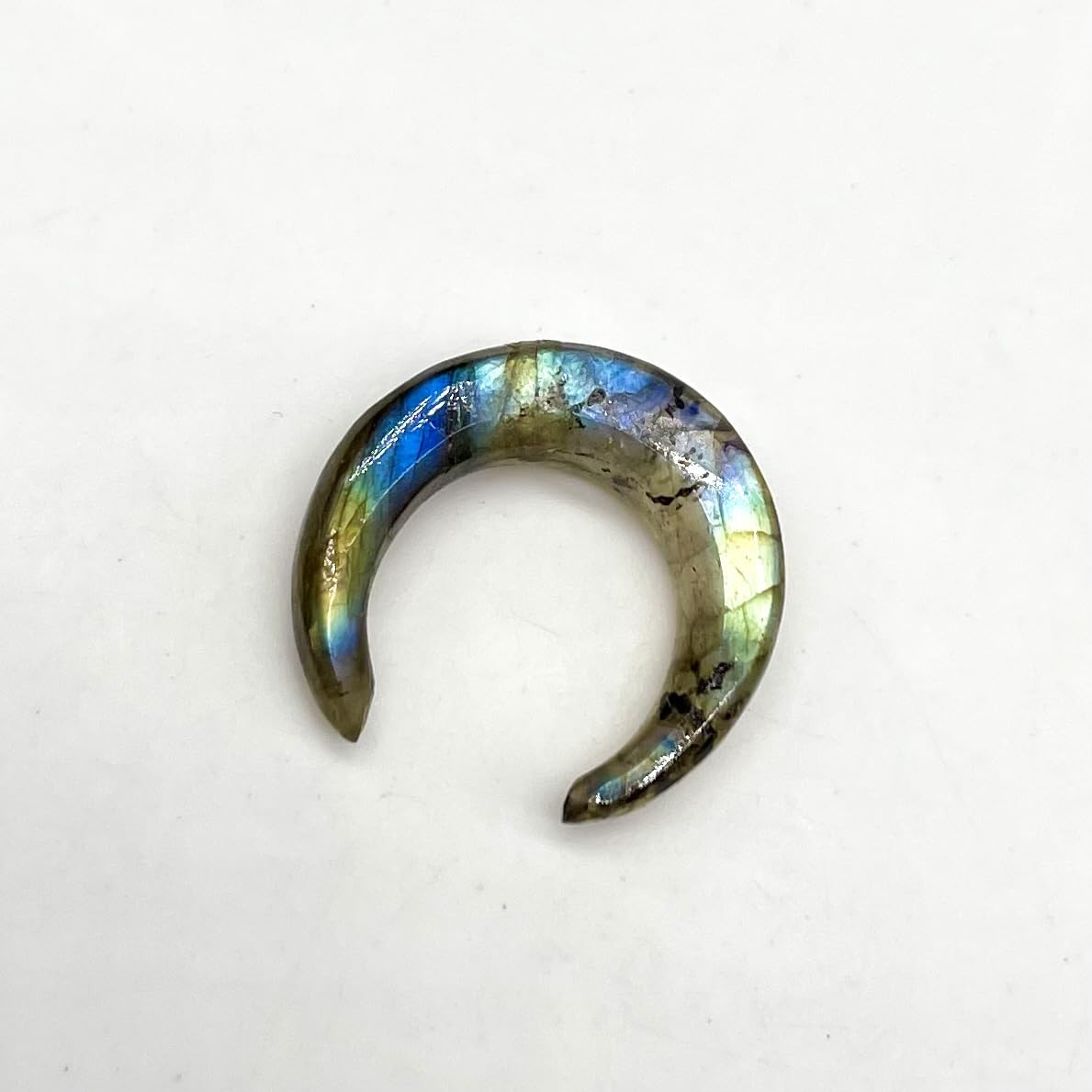 Labradorite Gemstone Naga Body Piercing Jewelry for Men and Women, Size 8g (3mm) to 1/2" (12mm), Customized Wholesale Also Available