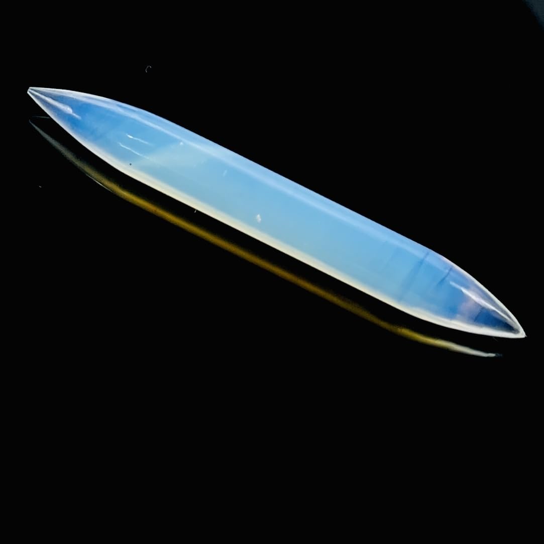 Opalite Glass Naga Body Piercing Spike, Sizes 1.6mm to 12mm