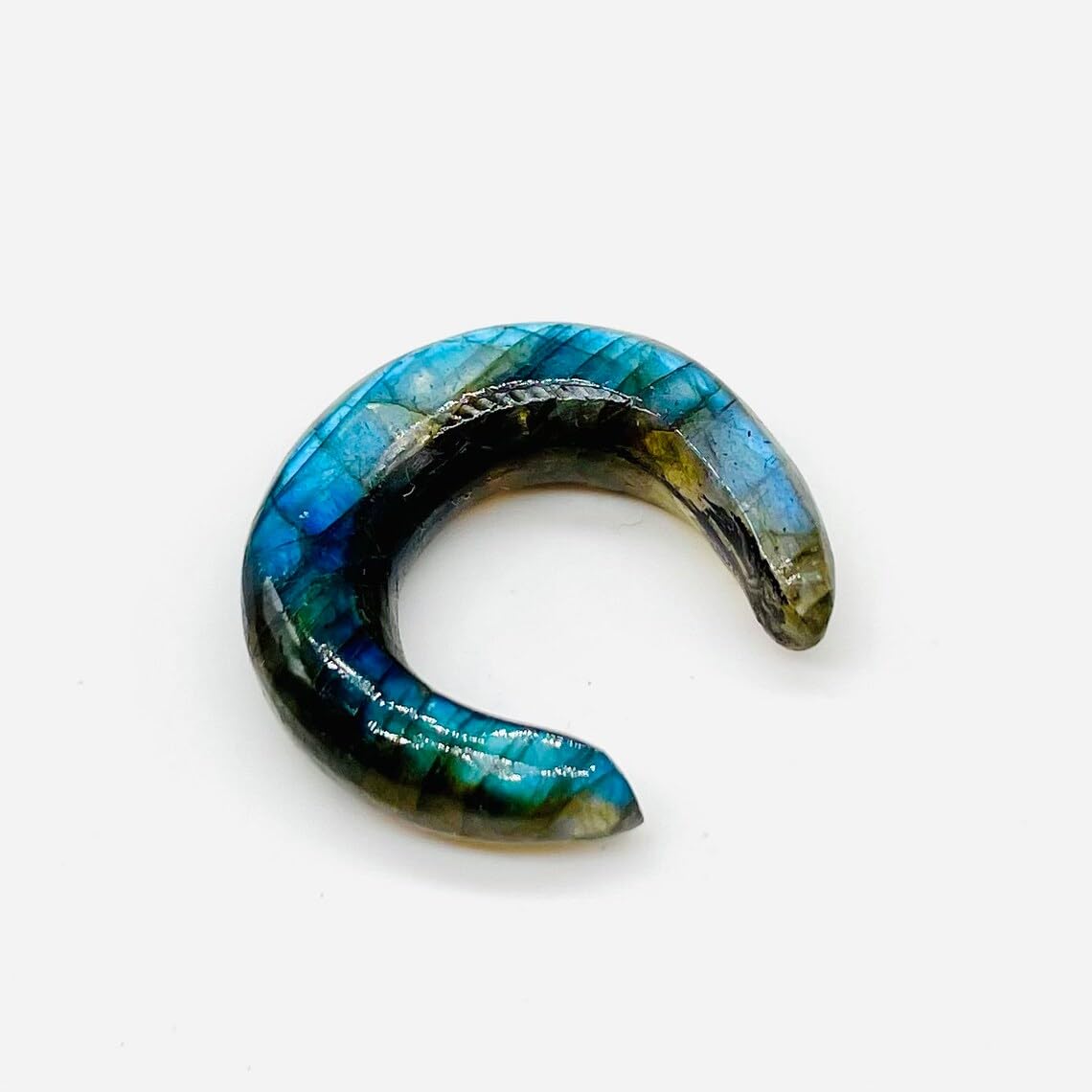 Labradorite Gemstone Naga Body Piercing Jewelry Septum Pincher Gauges Size 8g (3mm) to 1/2" (12mm) Customized Size & Wholesale Also Available