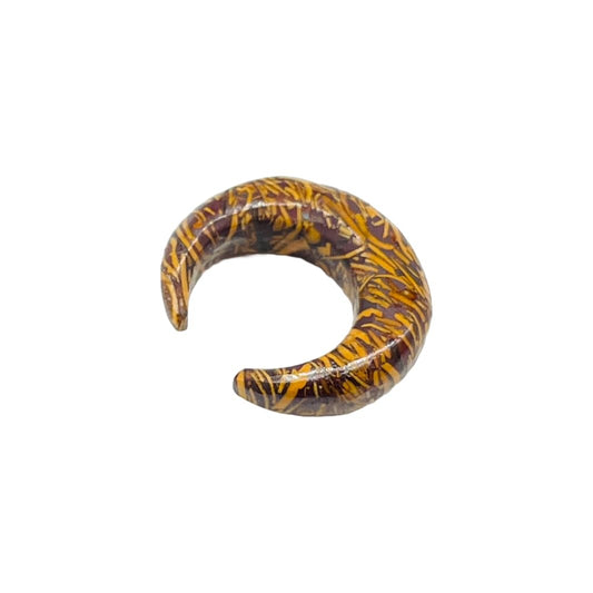 Natural Sang-e-Maryam Gemstone Handmade Septum Crescent Horseshoe Pincher, Sizes 2mm (12g) to 12mm (1/2 inch)