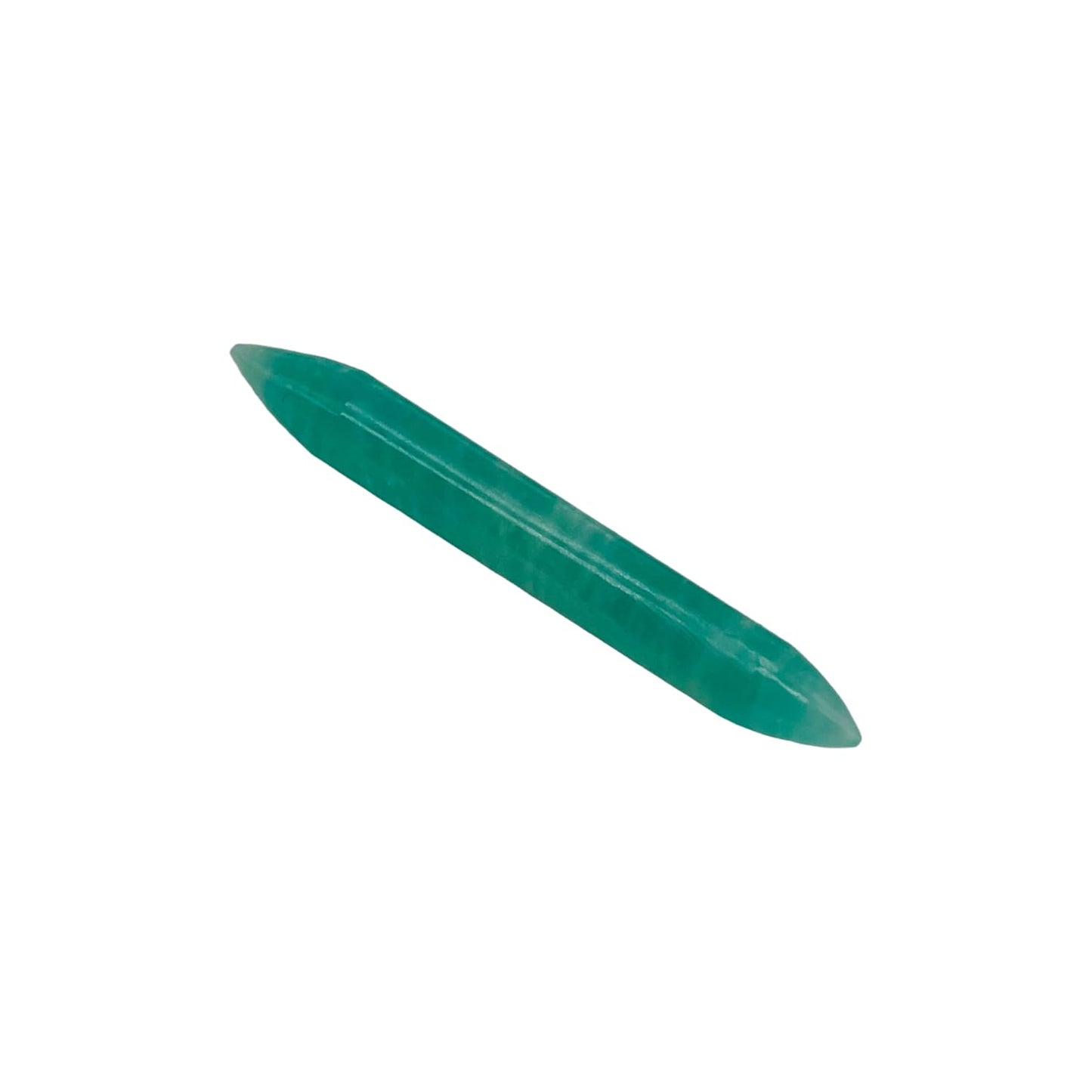 Natural Green Amazonite Gemstone Handmade Naga Body Piercing Tribal Septum Tusk Straight Spike Jewelry Gauges, 12g (2mm) to 1/2 inch (12mm), Customized Size