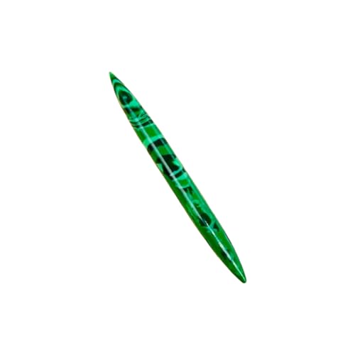 Malachite Crystal Tribal Septum Pincher & Spike Naga Body Piercing Jewelry Gauges, 12g (2mm) to 1/2 inch (12mm), Customized Size Available, Green
